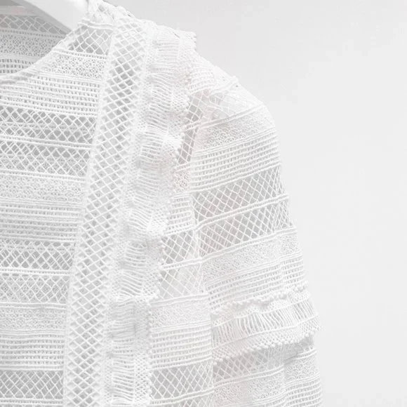 Self-Portrait Ruffle Blouse - Picture 5 of 9